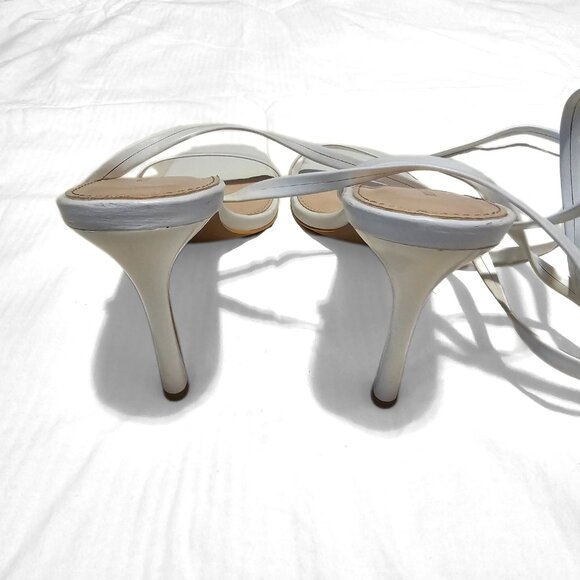 NOTB PLT Square Toe Lace Up Heeled Sandals 7 - Picture 5 of 9